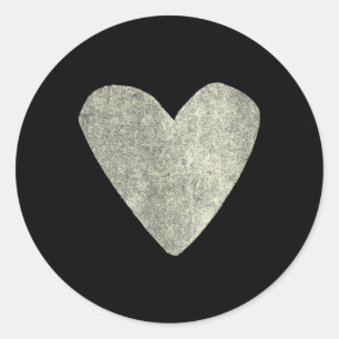 Positive Mental Health Awareness Colourful Heart I Classic Round Sticker