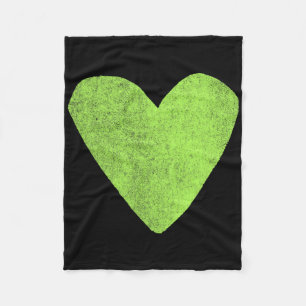 Positive Mental Health Awareness Colourful Heart L Fleece Blanket