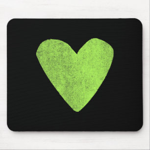 Positive Mental Health Awareness Colourful Heart L Mouse Pad
