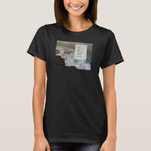 Positive message with natural seascape photo T-Shirt