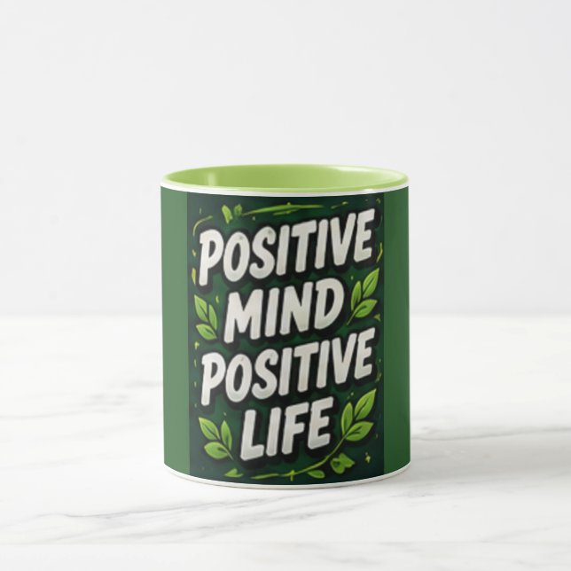 Positive Mind Positive Life  Mug (Center)