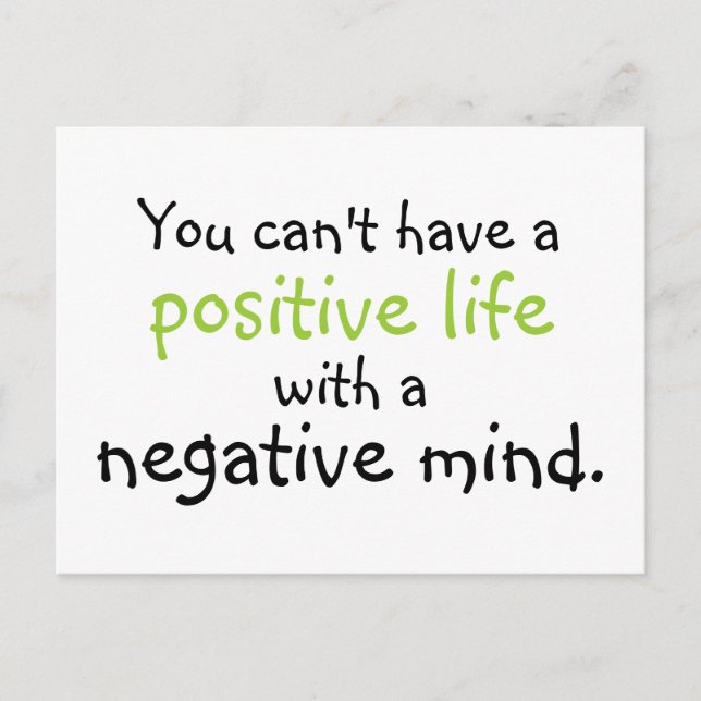 positive mind postcard (Front)
