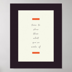 Positive Mindset Inspirational/Motivational Quote Poster