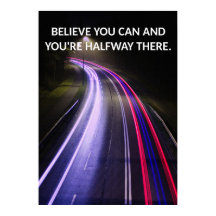 Positive Mindset Motivational Quote Poster