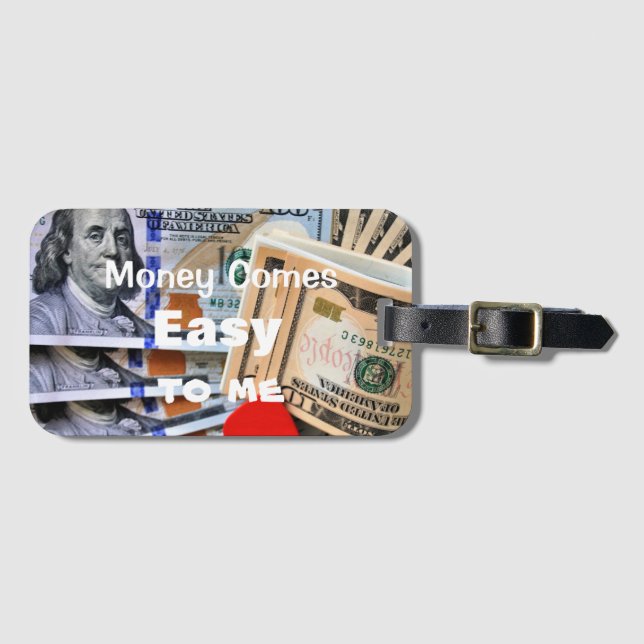 Positive Money  Luggage Tag (Front Horizontal)