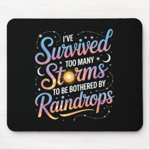 Positive Motivation Inspirational, I’ve Survived M Mouse Pad