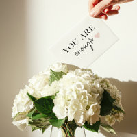 Positive Motivation You Are Enough Quote