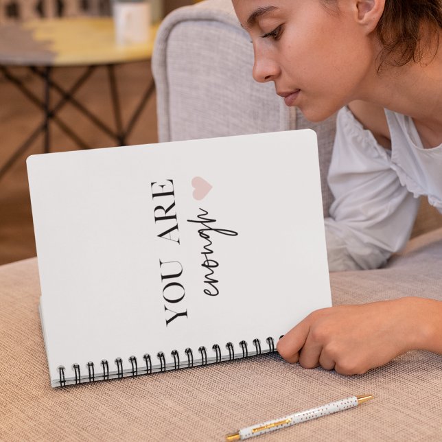 Positive Motivation You Are Enough Quote Notebook (Creator Uploaded)