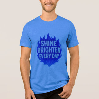 Positive Motivational Design for Confidence&Happy Tri-Blend Shirt