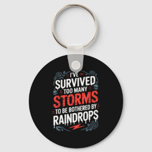 Positive Motivational Inspiring, I’ve Survived Man Key Ring