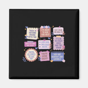Positive Notes For Mental Health Encouragement Magnet