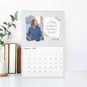 Positive Notes Personalised Photo Calendar