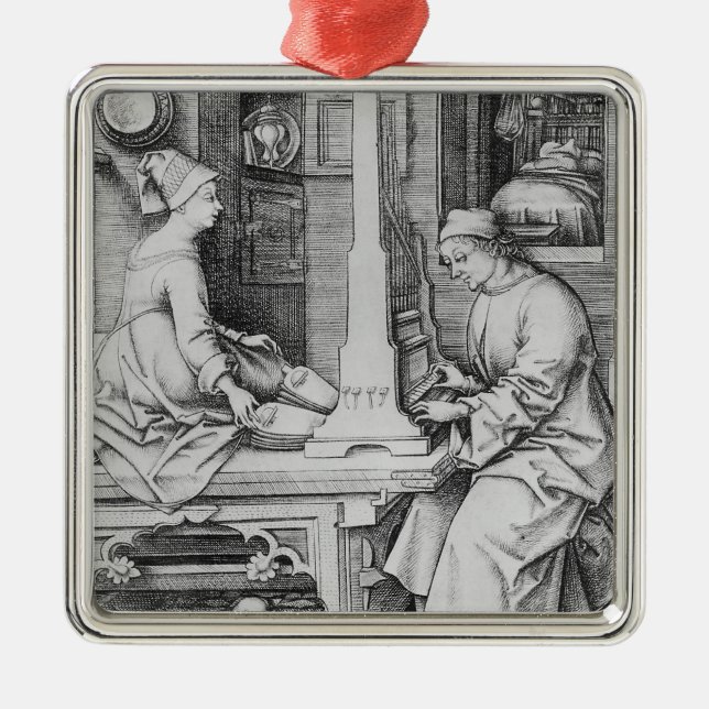 Positive Organ Metal Ornament (Front)