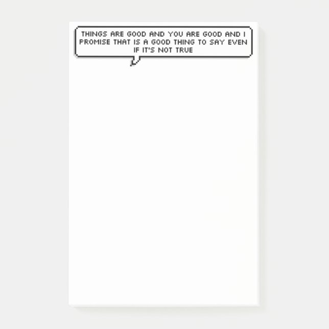 Positive Pad Post-it Notes (Front)