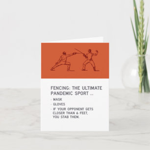 Positive Pandemic: Fencing is the Ultimate Sport Card