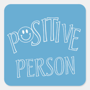Positive Person Square Sticker
