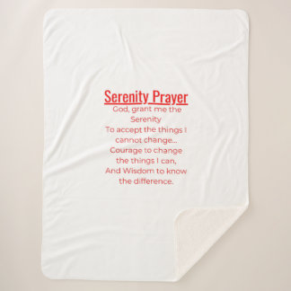 Positive Poem  Sherpa Blanket