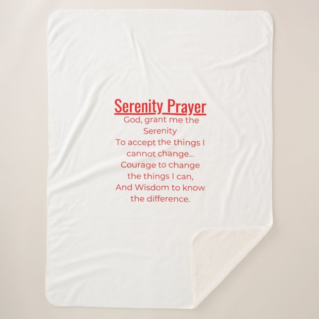 Positive Poem  Sherpa Blanket (Front)
