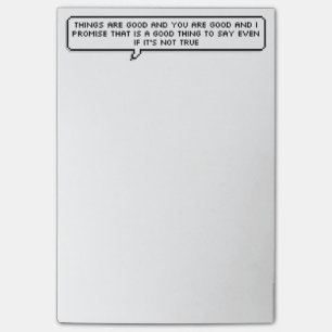 Positive Post-it Pad Notes