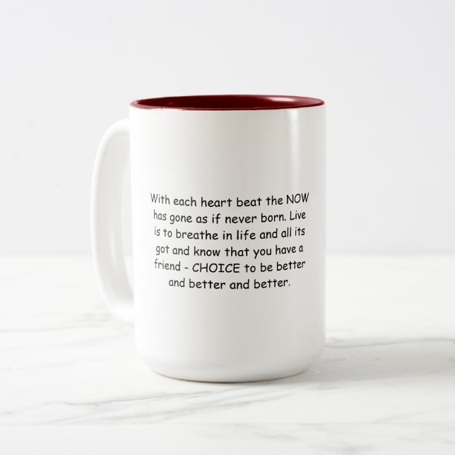 Positive power mug (Front Left)