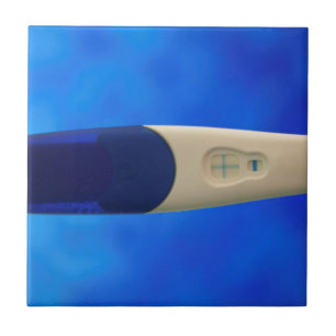 Positive Pregnancy Test Ceramic Tile