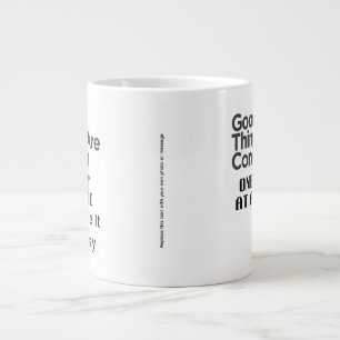positive quote art large coffee mug