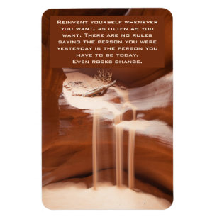 Positive Quote Flexible Photo Magnet