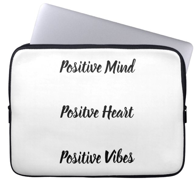Positive Quote  Laptop Sleeve (Front)