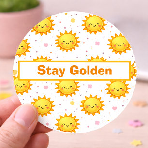 Positive Quote Sticker Bright Colourful Design
