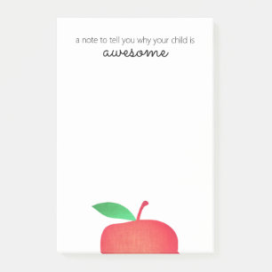 Positive Report Home Notepad for Teachers Apple