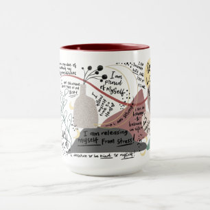 Positive Self Love Affirmations Graphics Mug