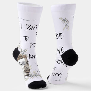 Positive Self-Worth Affirmation Socks