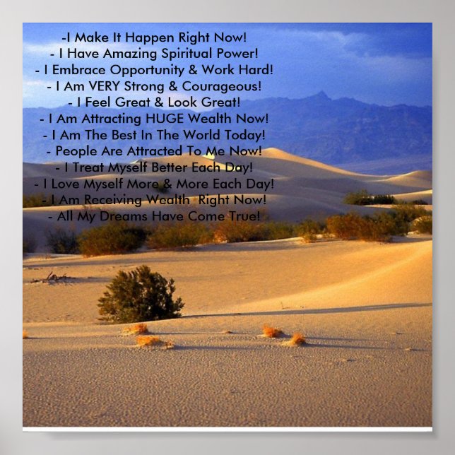 Positive Suggestions Poster (Front)