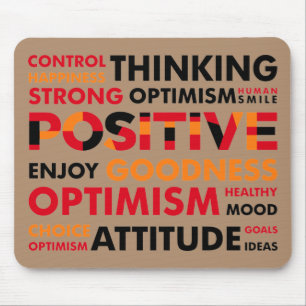 Positive Thinking and Attitude Mouse Pad