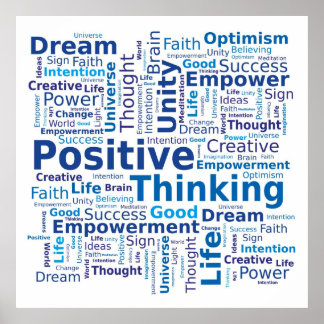 Positive Words Posters | Zazzle.com.au