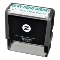 Positive "VERY GOOD WORK!" Grading Rubber Stamp