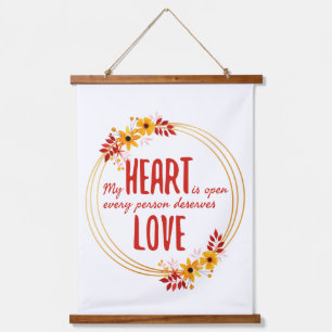 positive vibe sayings for self love and success  hanging tapestry