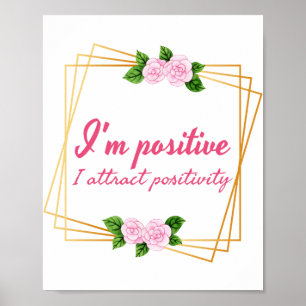 positive vibe sayings for self love poster