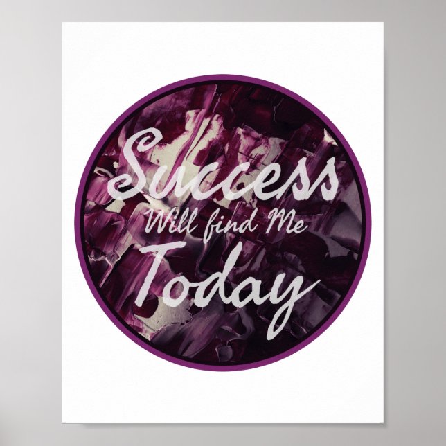 positive vibes affirmations about self acceptance poster (Front)