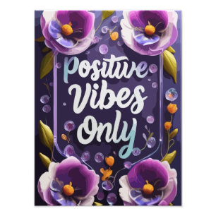 Positive Vibes All Around Wall Art 