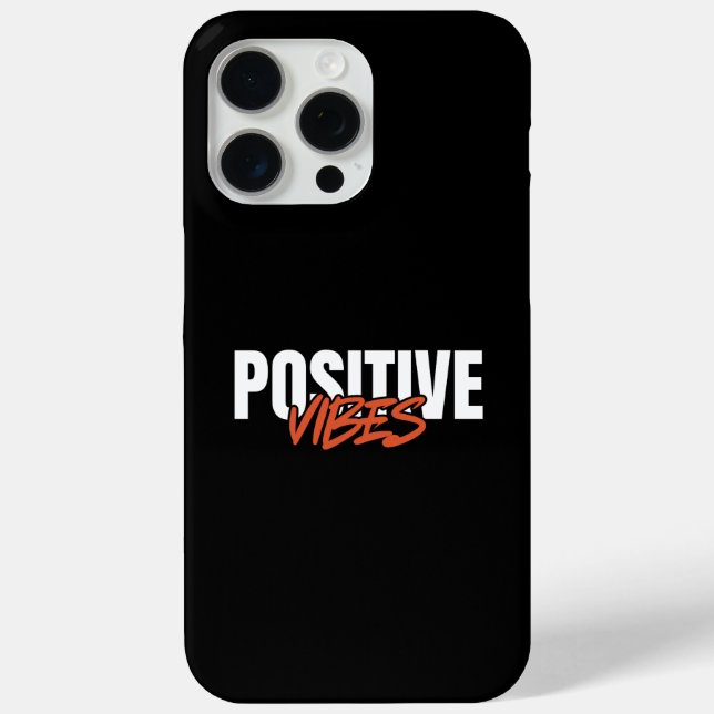 Positive Vibes Case-Mate iPhone Case (Back)