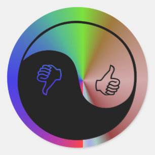 Positive Vibes Classic Round Sticker