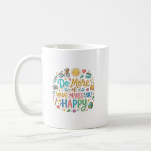Positive Vibes Cute Graphic Mug