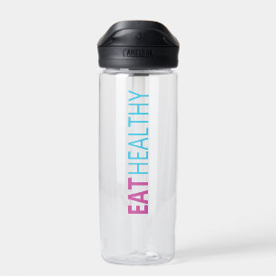 Positive Vibes, Drink Water, Exercise Daily Custom Water Bottle