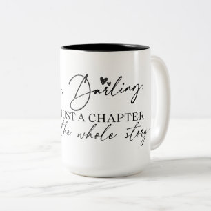 Positive Vibes Motivational Two-Tone Coffee Mug