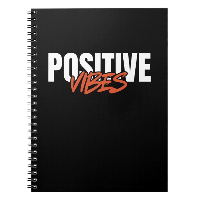 Positive Vibes Notebook (Front)
