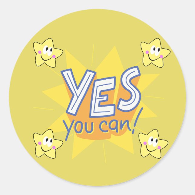 Positive Vibes Only Classic Round Sticker (Front)