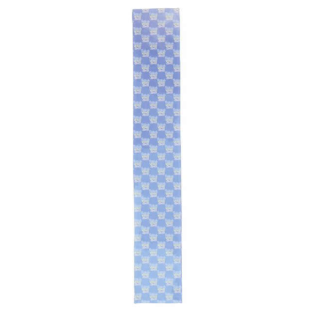 Positive Vibes Only Long Table Runner (Front)