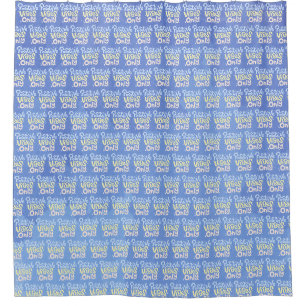 Positive Vibes Only Shower Curtain