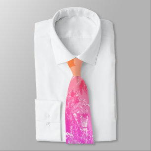 Positive Vibes Pastel Colours Palm Trees Tie